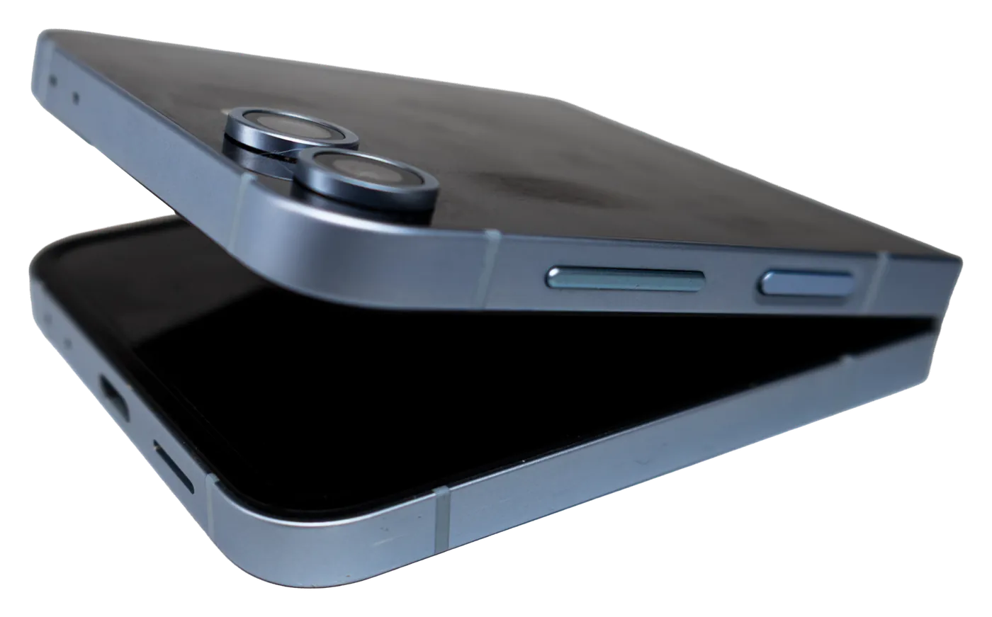 Flippy 6 Pro folding phone, half open